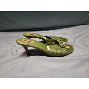 Vintage Green Steve Madden Kitten Heels